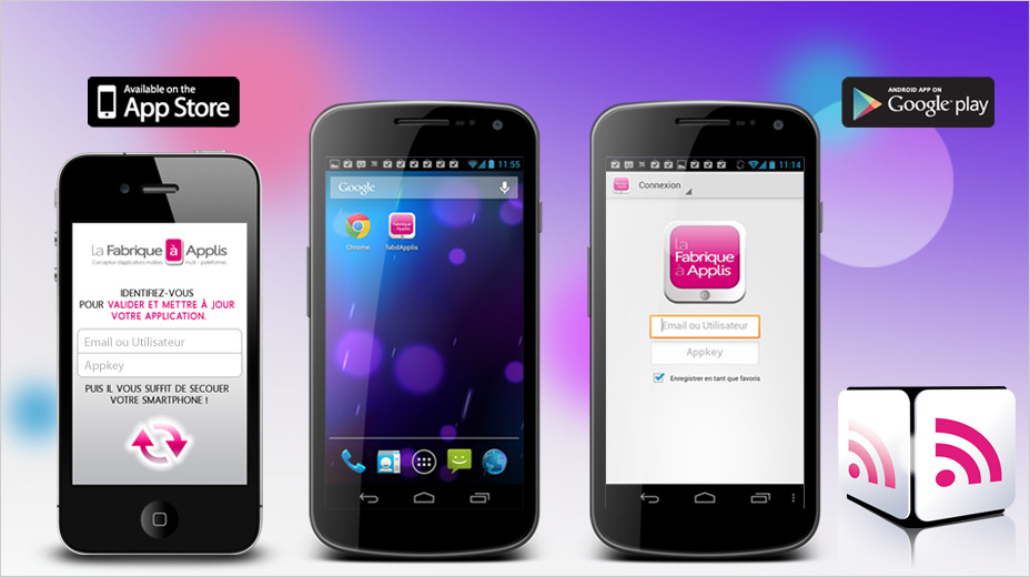 Mission : ergonomie, interactive design. Application iOS, android, de fabrication et gestion d'applications mobiles